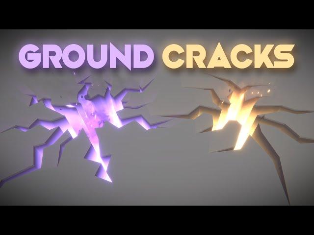Unity VFX - Ground Cracks | Fissure | Hole Effect Tutorial