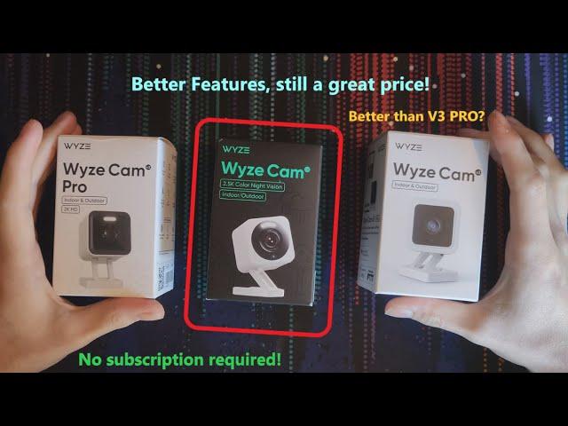 Wyze cam V4  BIG UPGRADES (vs V3/ V3 PRO)