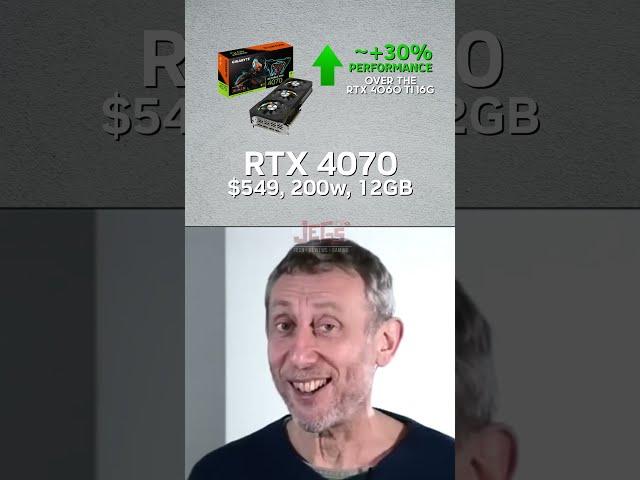 RTX 4000 series performance leap. #rtx4000 #pcmemes #memes #gpus #nvidia #nvidiartx #geforcertx