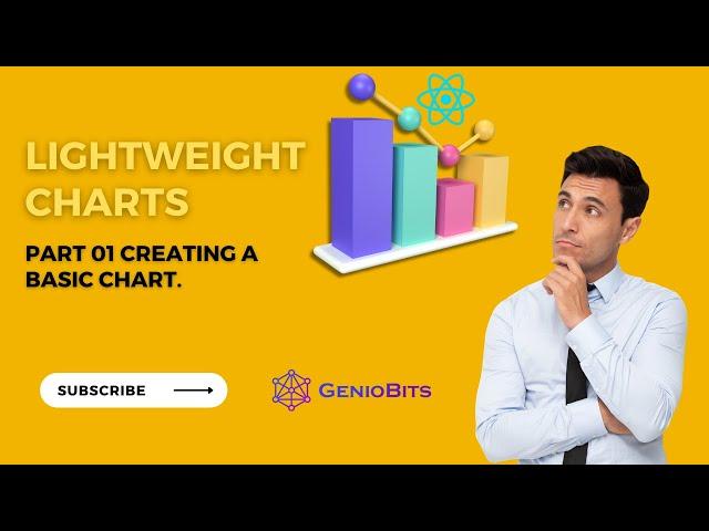 Lightweight Charts Tutorial - Creating a Basic Chart | Trading View | Geniobits | Imran Kabir