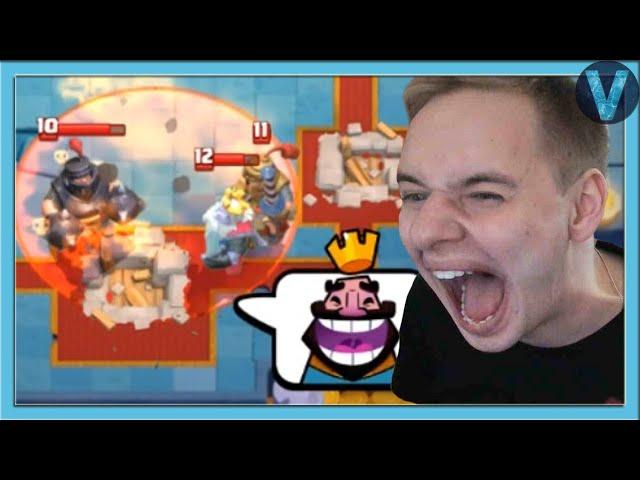 НУ ЭТО ЖЕ ПРОСТО ДНИЩЕ! 1 лвл горит от всех / Clash Royale