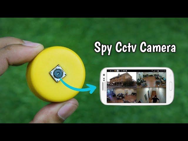 How To Make Spy Cctv Bluetooth Camera - Using Bottle Cap