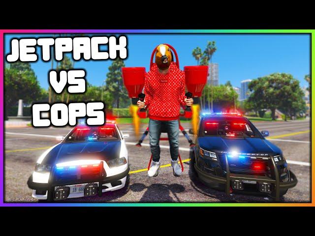 GTA 5 Roleplay - JETPACK TROLLING COPS | RedlineRP