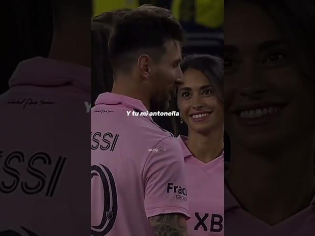 quiero ser Messi y tu mi Antonella tiktok #shorts #dedication #messi