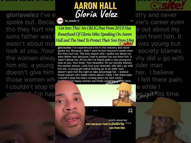 Gloria Velez EXPOSES Aaron Hall & Others!