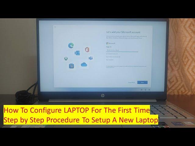 How To Configure A New HP Laptop | Steps To Configure New Laptop For The First Time