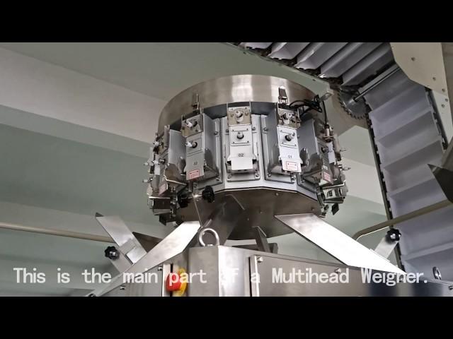 How to install a multiheads weigher of a packing machine- 14 heads weigher 2.5L- Part 1