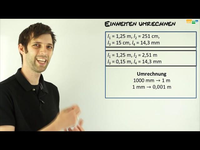 Mathecoach: Einheiten umrechnen