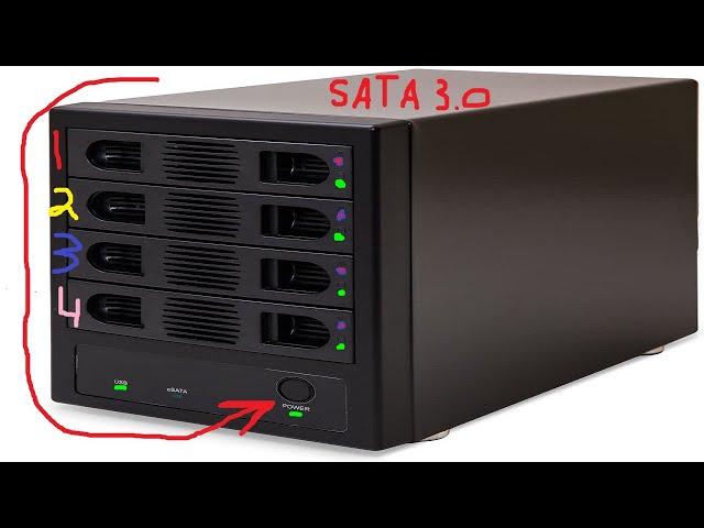 Syba 4 Bay 3.5” SATA III HDD Enclosure Unboxing Test And Honest Review – Supports USB 3.0 & eSATA