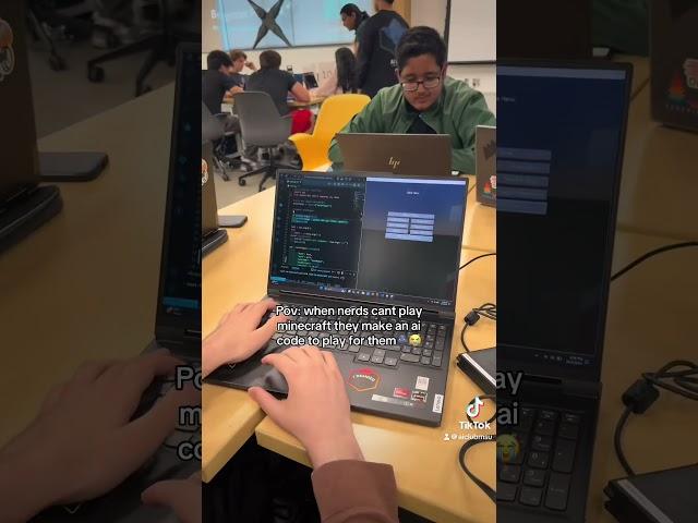 when nerds use ai to game #programming #copilot #projectmanagement #startup  #microsoftchatgpt