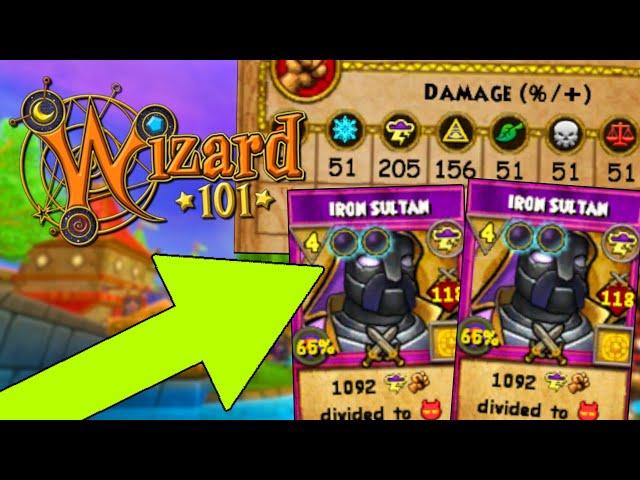 Wizard101 Level 170 Storm PvP: MAX DAMAGE Iron Sultan Is INSANE!