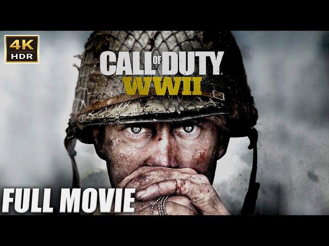 CALL OF DUTY: WWII All Cutscenes (Full Game Movie) 4K 60FPS Ultra HD