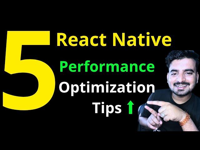 5 React Native Performance Optimization  Tips    | Engineer Codewala