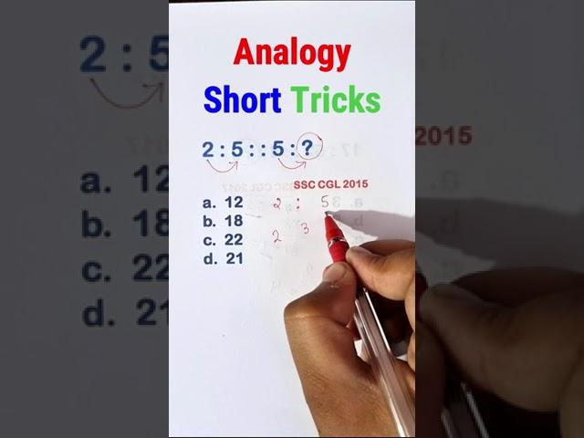 Reasoning | Number Analogy Short Trick | Series Short Trick |