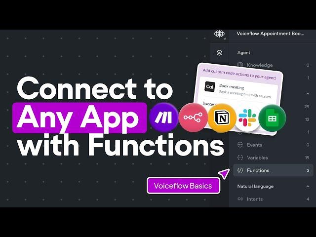 Using Functions to Connect to Third-Party Services | Voiceflow Basics