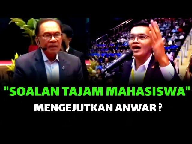 SOALAN TAJAM DARI SEORANG MAHASISWA SAINS POLITIK ! MENGEJUTKAN ANWAR ?