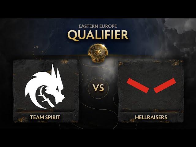 Team Spirit vs HellRaisers Game 1 - TI10 EEU Qualifiers: Winners' Finals w/ Lyrical & Trent