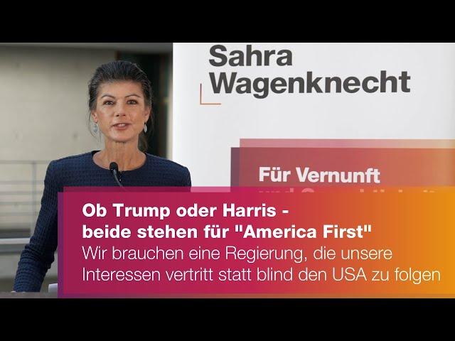 Ob Trump oder Harris - beide stehen für "America First"