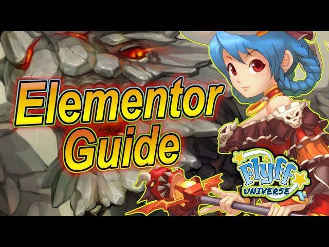 Flyff Universe - Anfänger Elementor Guide! Alle Skills, Stats, Schmuck, Waffen, Sets