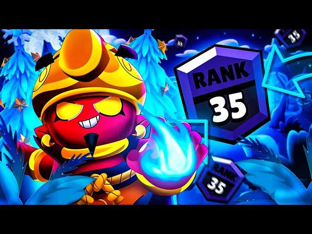 АПНУЛ ДЖИНА НА 35 РАНГ В СОЛО ШД  Brawl Stars