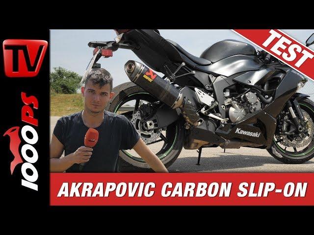 Akrapovic Carbon Slip-On für die Ninja ZX-6R 2019 - Sound Check!