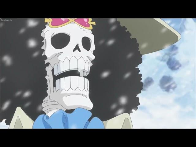 One piece funny moments - Luffy, Zoro, Robin and Usopp freeze in Punk Hazard