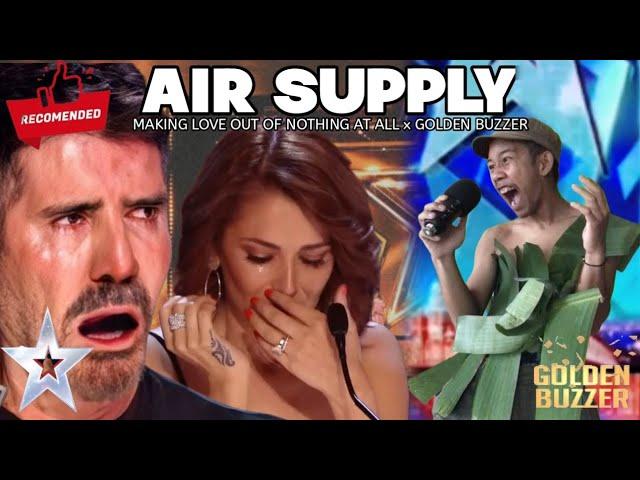 all the judges cried because they heard the golden sound of the song Air Supply American 2024