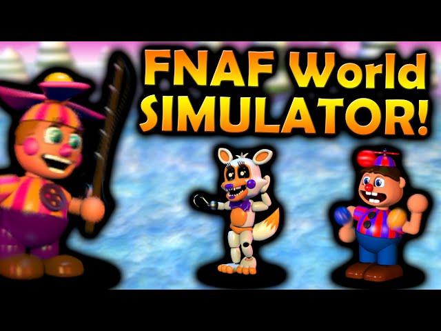 GET THOSE CLOCKS! - FNAF World Simulator REVISITED - Part 3