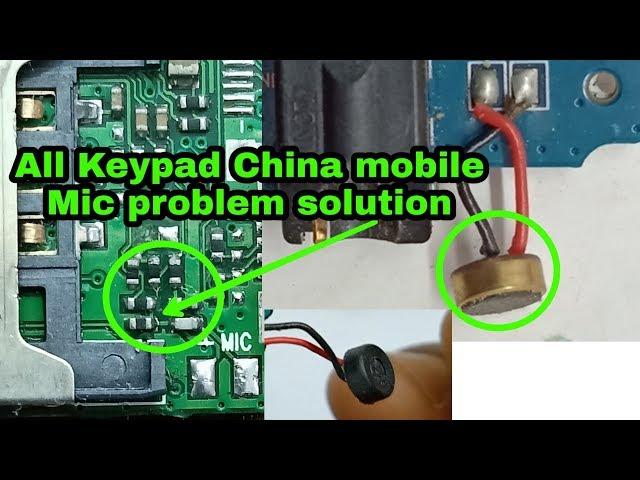 china mobile mic not working  solution | all china keypad mobile mic problem solution