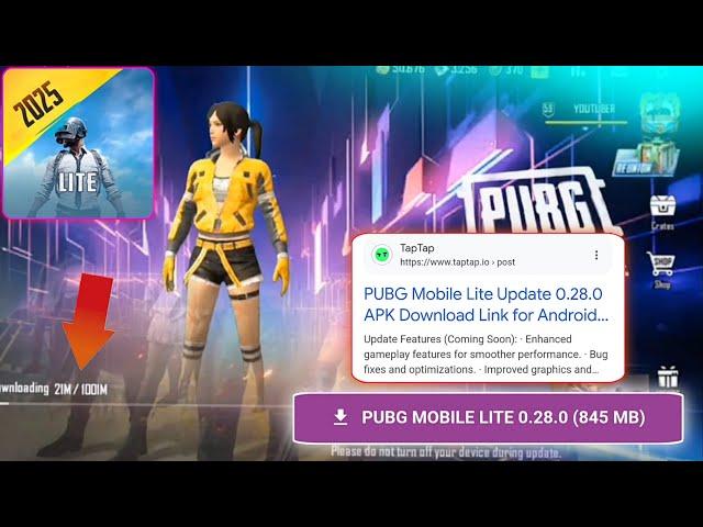 2025 Pubg Lite Comeback | Pubg Mobile Lite 0.28.0 Update | Pubg Lite Latest Update | 0.28.0 Update