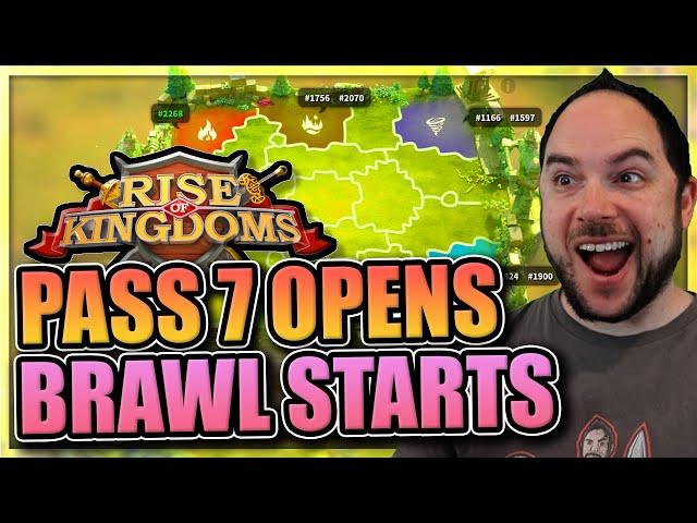 Pass 7 opens [first battles for 2268] Storm of Stratagems KvK in Rise of Kingdoms