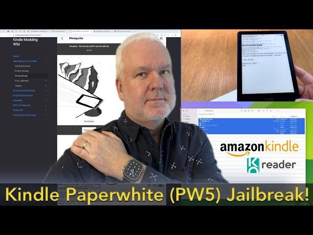 How to Jailbreak the Amazon Kindle Paperwhite 11th gen (PW5) e-Reader & install KOReader!