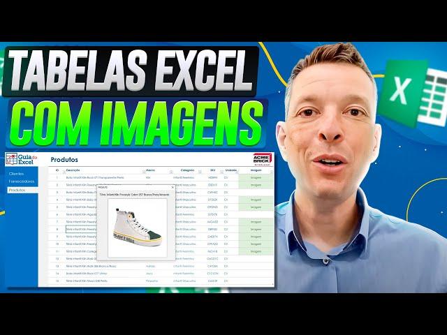 Cadastro COM IMAGENS Locais no Excel