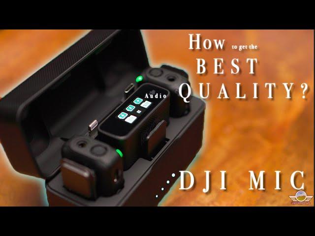 Is DJI MIC any Good? How to get the best audio quality?