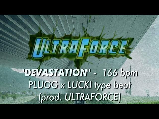 *FREE* PLUGG x LUCKI type beat - "DEVASTATION" 166 bpm [prod. ULTRAFORCE]