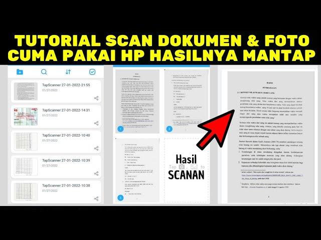 TUTORIAL Scan Dokumen dan Foto di Hp Android