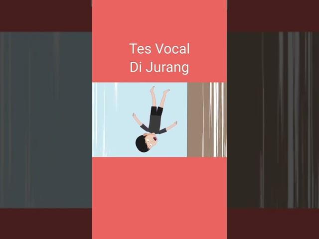 Tes Vocal Di Jurang #animasi #jurang #jatuh #animasilucu