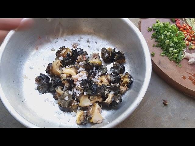 SNAIL with Lemongrass & Lemon Leaves recipe | Healthy Vietnamese Cooking recipes style in village |