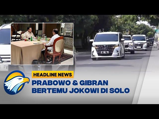 [HEADLINE NEWS, 13/10] Jelang Pelantikan Presiden, Prabowo-Gibran Bertemu Jokowi di Solo