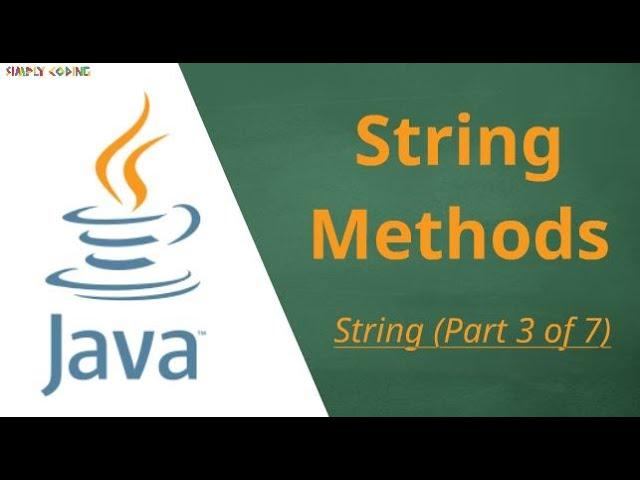Java String Methods