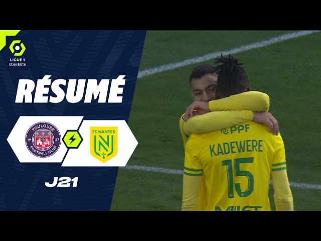 TOULOUSE FC - FC NANTES (1 - 2) - Résumé - (TFC - FCN) / 2023-2024