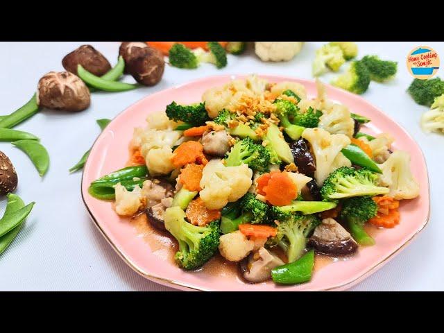 Easy Mixed Vegetables Recipe  | Home Cooking with Somjit