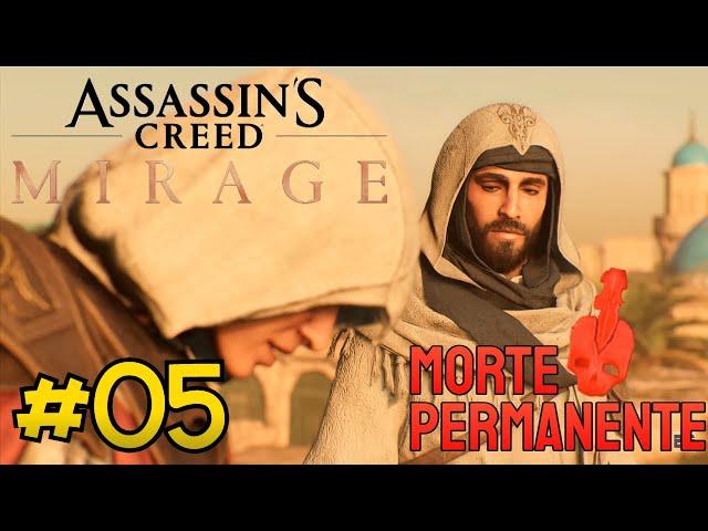  INVADINDO O BAZAR - Assassin's Creed Mirage MODO MORTE PERMANENTE!! [LOREPLAY #05]