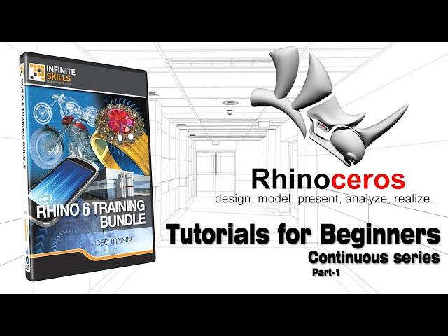 Rhino Tutorials for beginners | Rhinoceros 3D | Part 1 | Draw a Single Line command