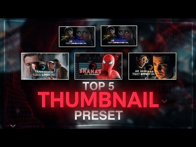 Top 5 thumbnail xml  | alight motion xml