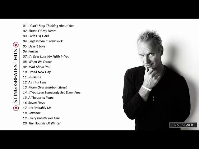 Best Of Sting Live Collection Sting Greatest Hits Playlist Live Songs