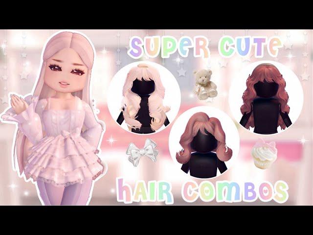 10 Super Cute Hair Combos You Must Know About! Roblox Royale High Hacks | LauraRBLX