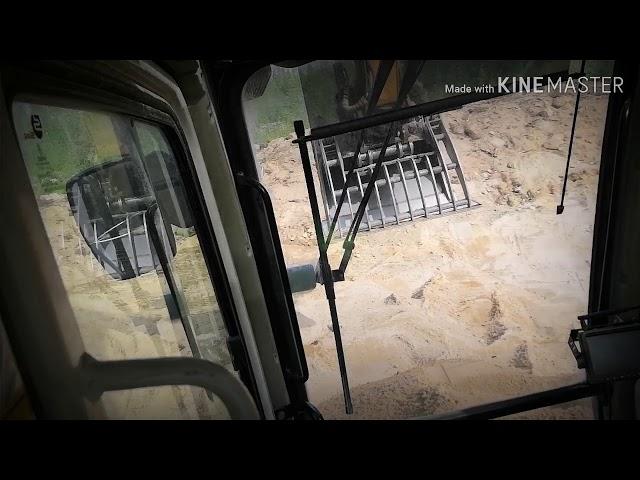 Hiekan lastausta/sand loading || liebherr 934