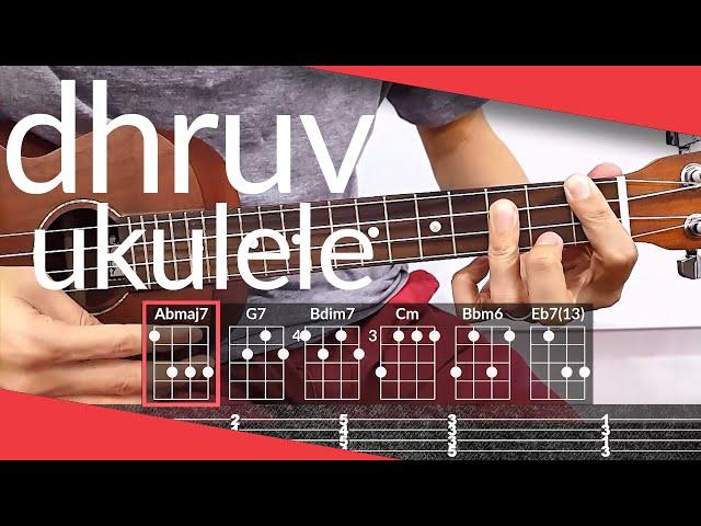 double take (dhruv) Ukulele Tutorial | Tab, Chords