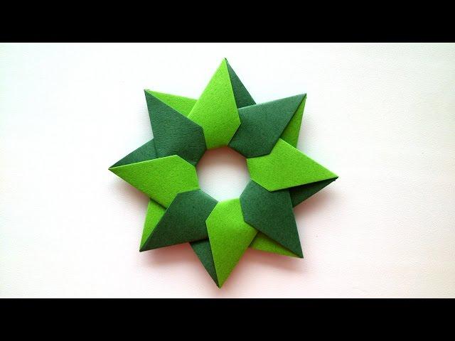 Robin Star of 8 details by Maria Sinayskaya  - Origami Tutorial.